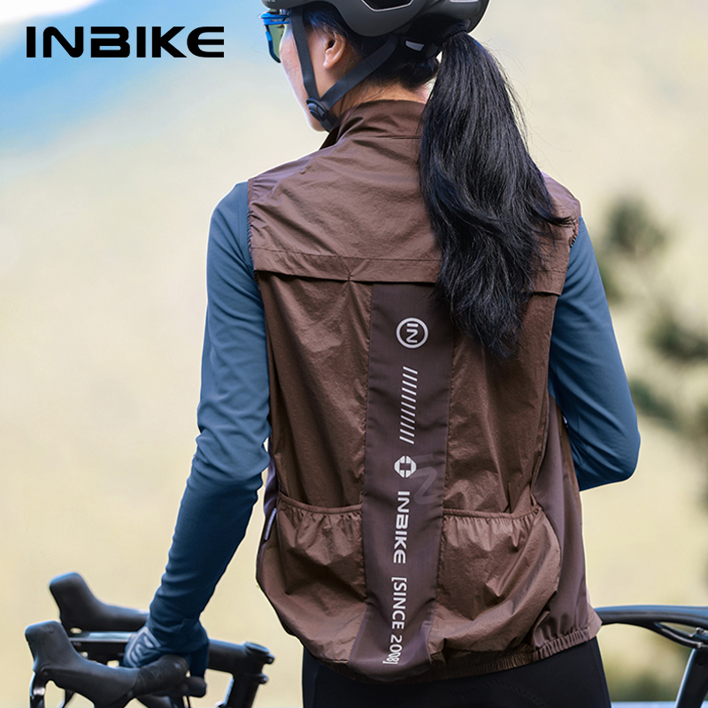 Summer Rain Clothing - Inbike Fietsvest Voor Dames Mouwloos Hardloopregenjack