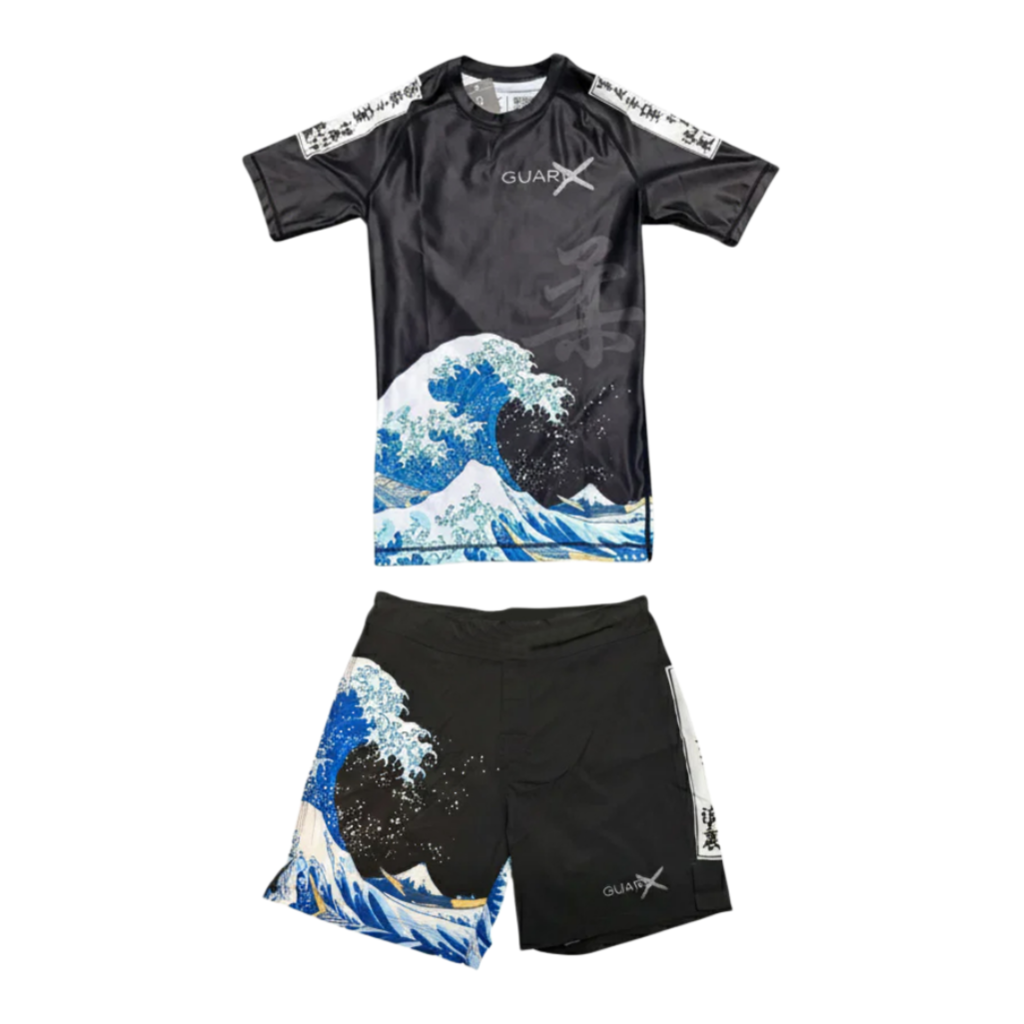 Summer Japanese Clothing - Japan Ukiyo-e Ocean Wave Braziliaanse Jiu