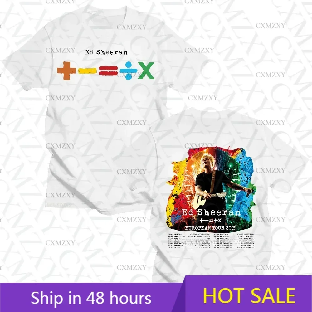 Summer Clothing Gif - Ed Sheeran European Tour T-shirts Heren-
