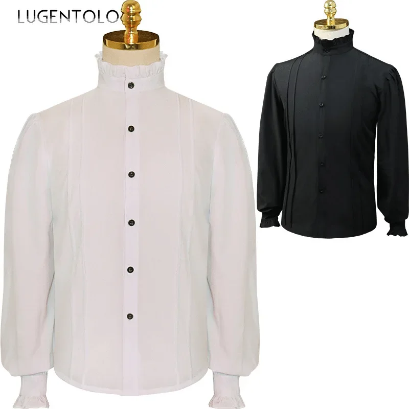 Summer Renaissance Clothing - Mannen Middeleeuwse Renaissance Shirts Steampunk Victoria