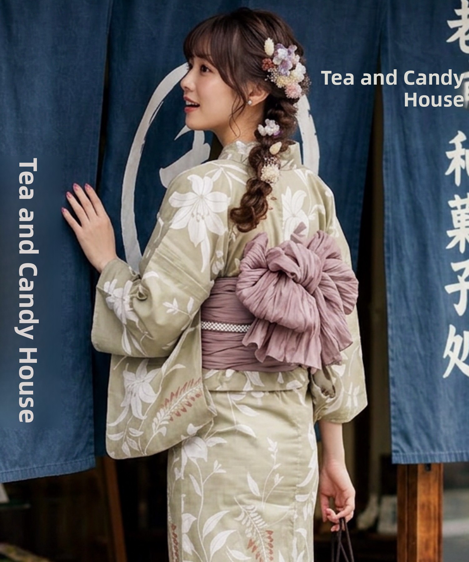 Summer Clothing Girls - Traditionele Yukata Kimono Katoen Linnen Materiaal