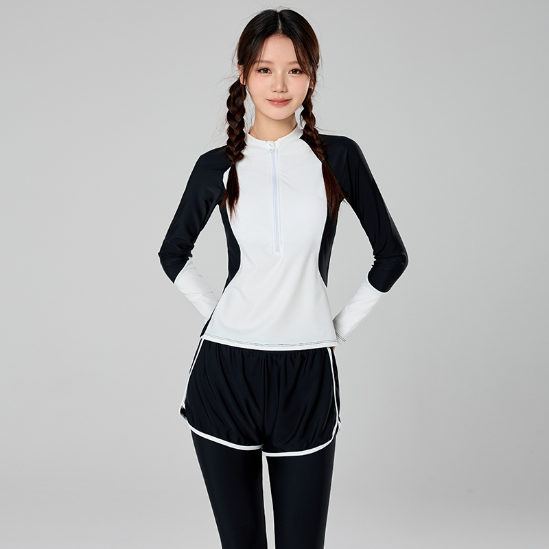 Rash Guard Long Sleeve - Moslim badkleding voor meisjes, lange mouwen,