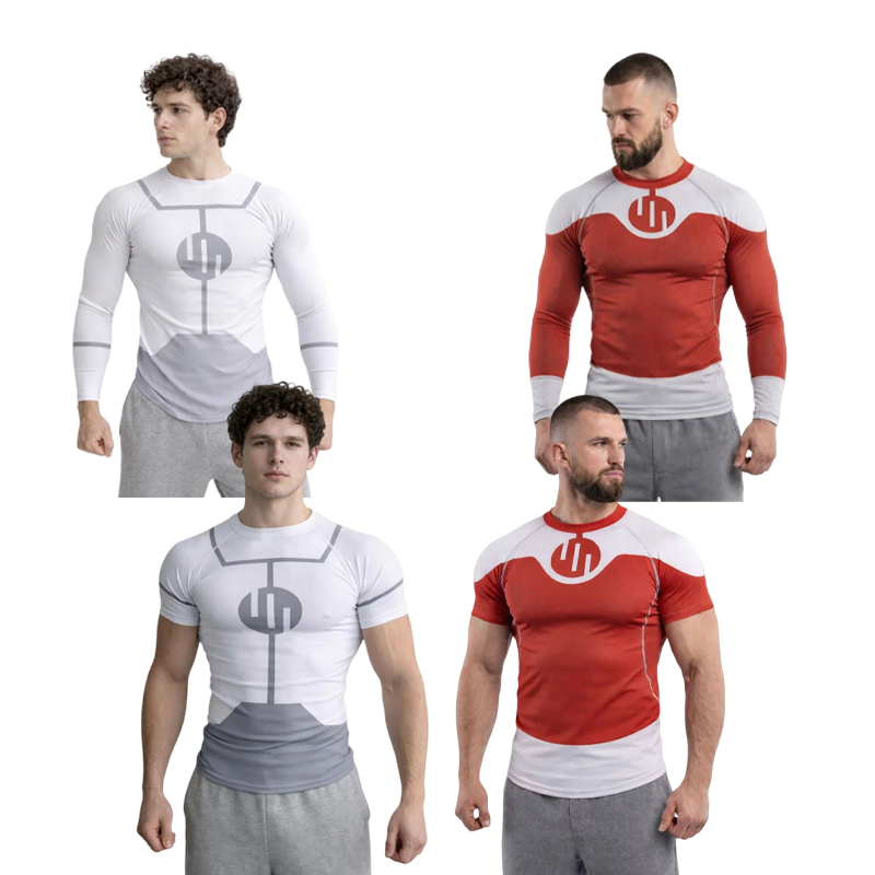 Rash Guard Long Sleeve - Onoverwinnelijk Cosplay Rash Guard Duiken T-shirt