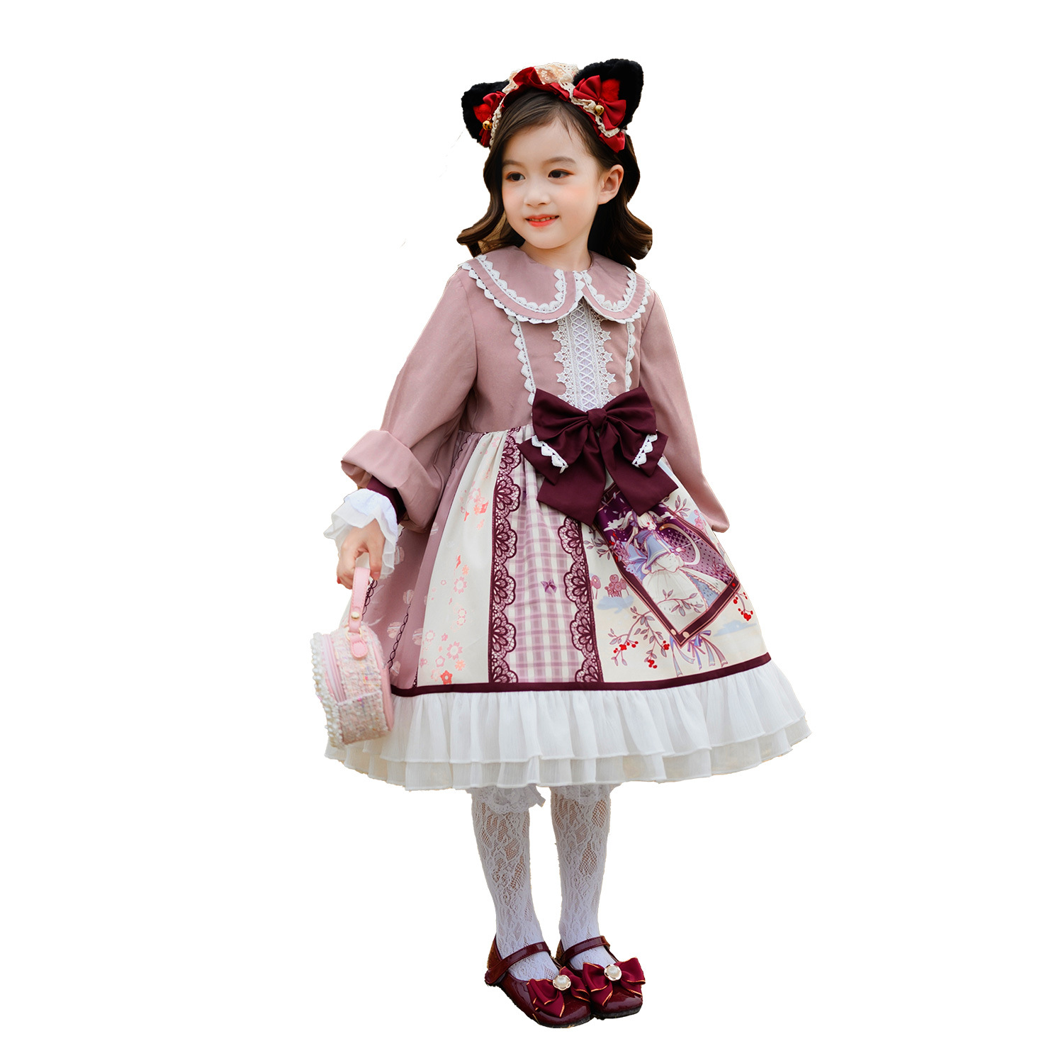 Summer Clothing Girls - Lolita-kleding voor kinderen, prinsessenjurk met lange