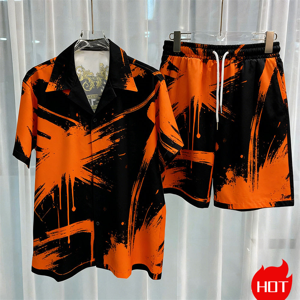 Digitaal geprinte heren set mo - Summer Clothing Men Fashion recensie en prijs