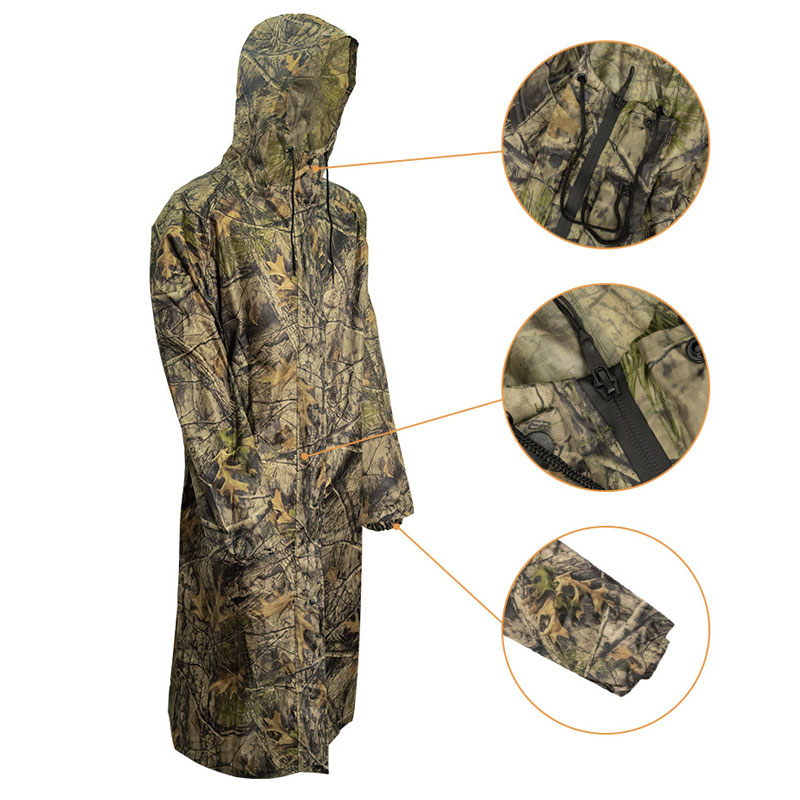 Camouflage Lange Regenjas Voor - Summer Rain Clothing recensie en prijs