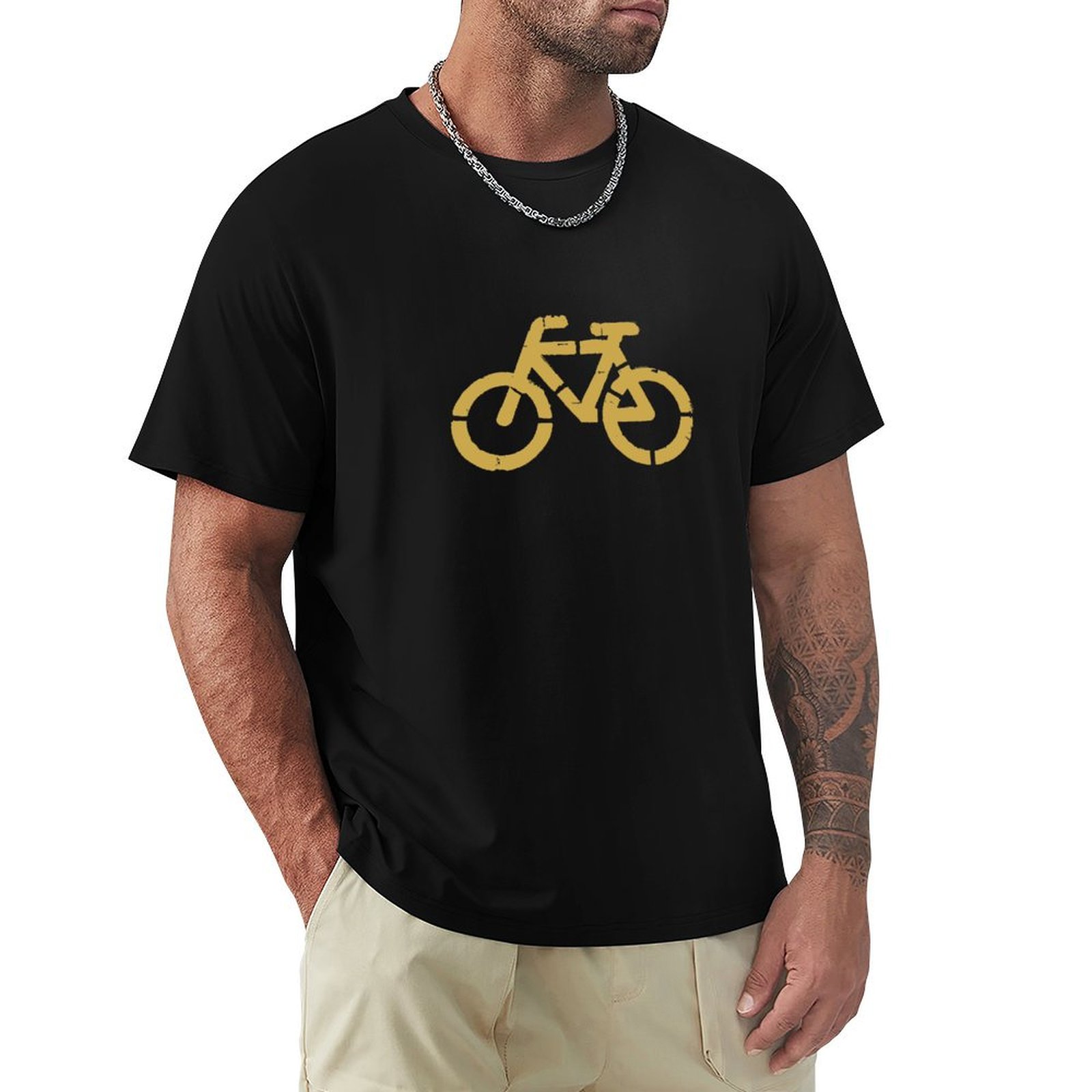 Fiets Verkeersbord T-Shirt Est - Summer Clothing Aesthetic recensie en prijs