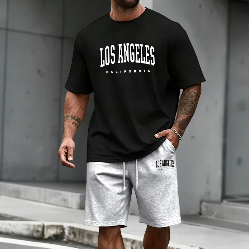 Heren trainingspak met korte m - Summer Clothing Men Fashion recensie en prijs