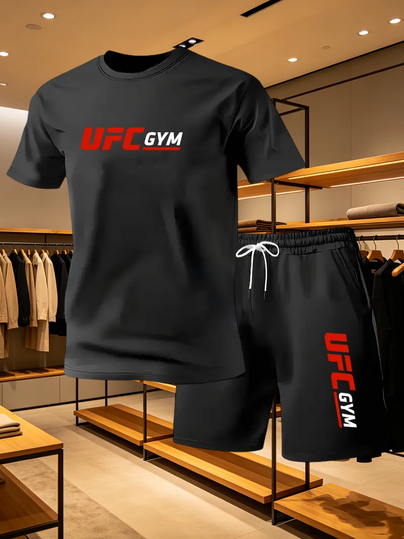 Herensportkleding T-shirt Shor - Summer Clothing Men Fashion recensie en prijs