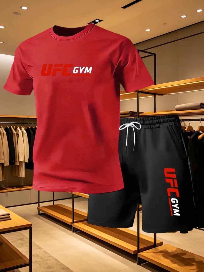 Herensportkleding T-shirt Shor - Summer Clothing Men Fashion recensie en prijs