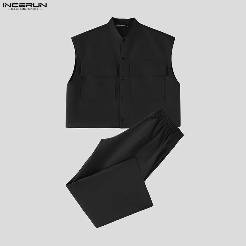 INCERUN Mannen Sets Solid Mouw - Summer Clothing Men Fashion recensie en prijs