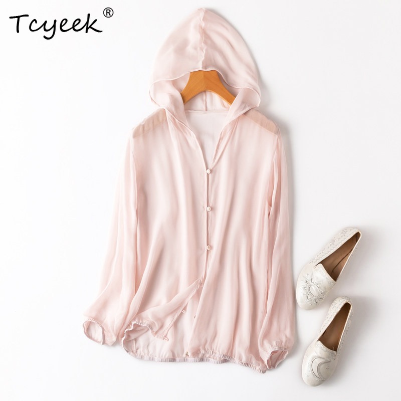 Tcyeek 100% Echte Moerbei Zijd - Summer Clothing Tops recensie en prijs