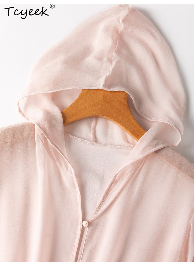 Tcyeek 100% Echte Moerbei Zijd - Summer Clothing Tops recensie en prijs
