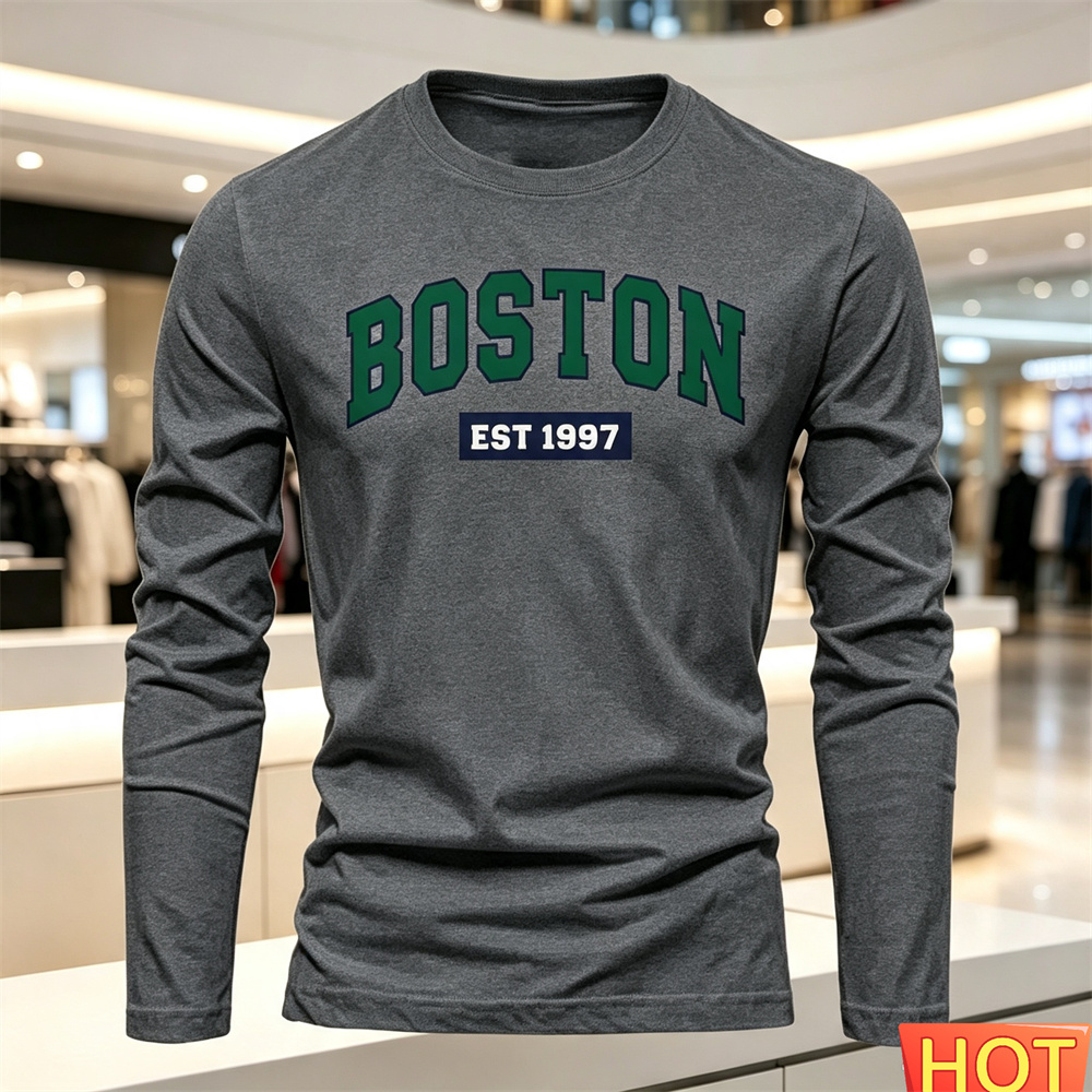 Herfst Zomer heren T-shirt met - Summer Clothing Men Fashion recensie en prijs