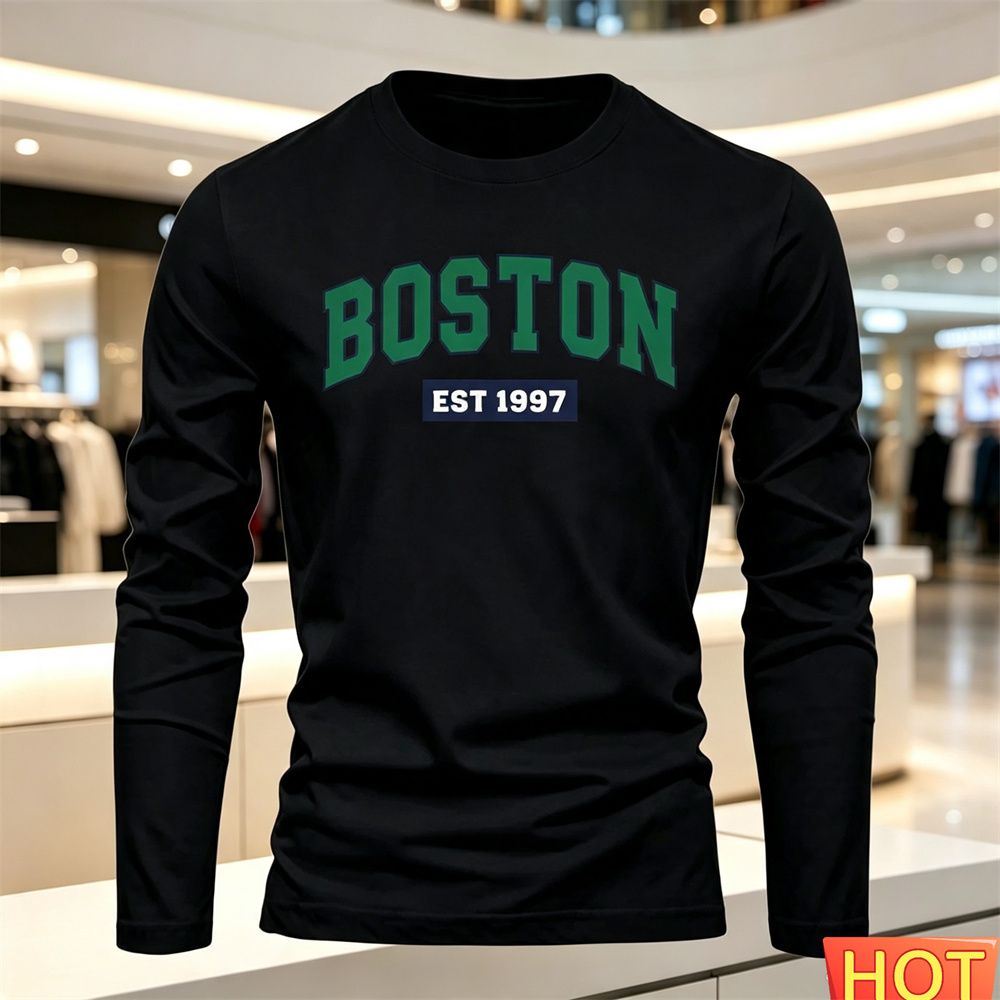 Herfst Zomer heren T-shirt met - Summer Clothing Men Fashion recensie en prijs