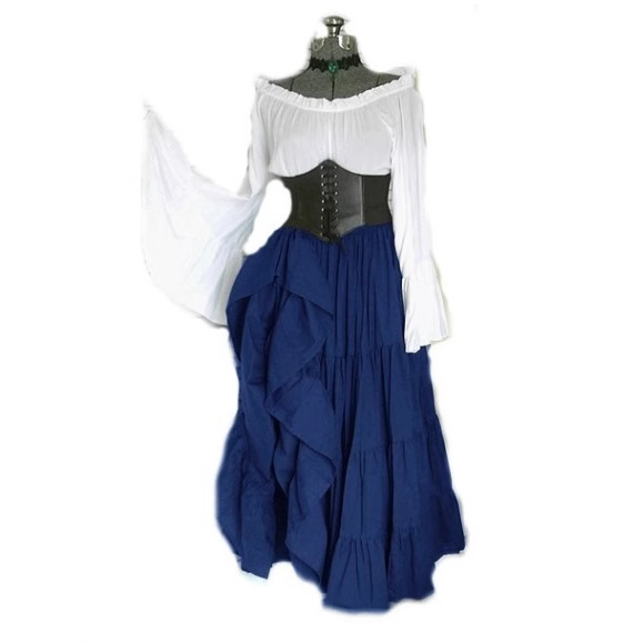 2025 Nieuwe feestjurk met lang - Summer Renaissance Clothing recensie en prijs
