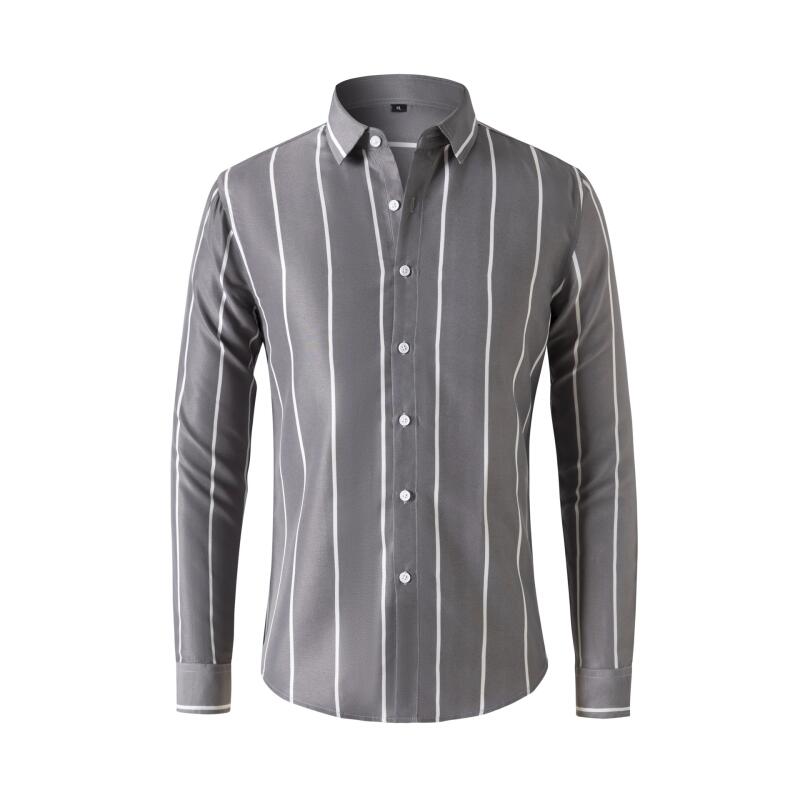 Heren gestreept overhemd met l - Summer Clothing Men Fashion recensie en prijs