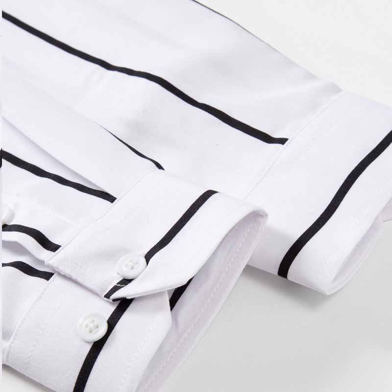 Heren gestreept overhemd met l - Summer Clothing Men Fashion recensie en prijs