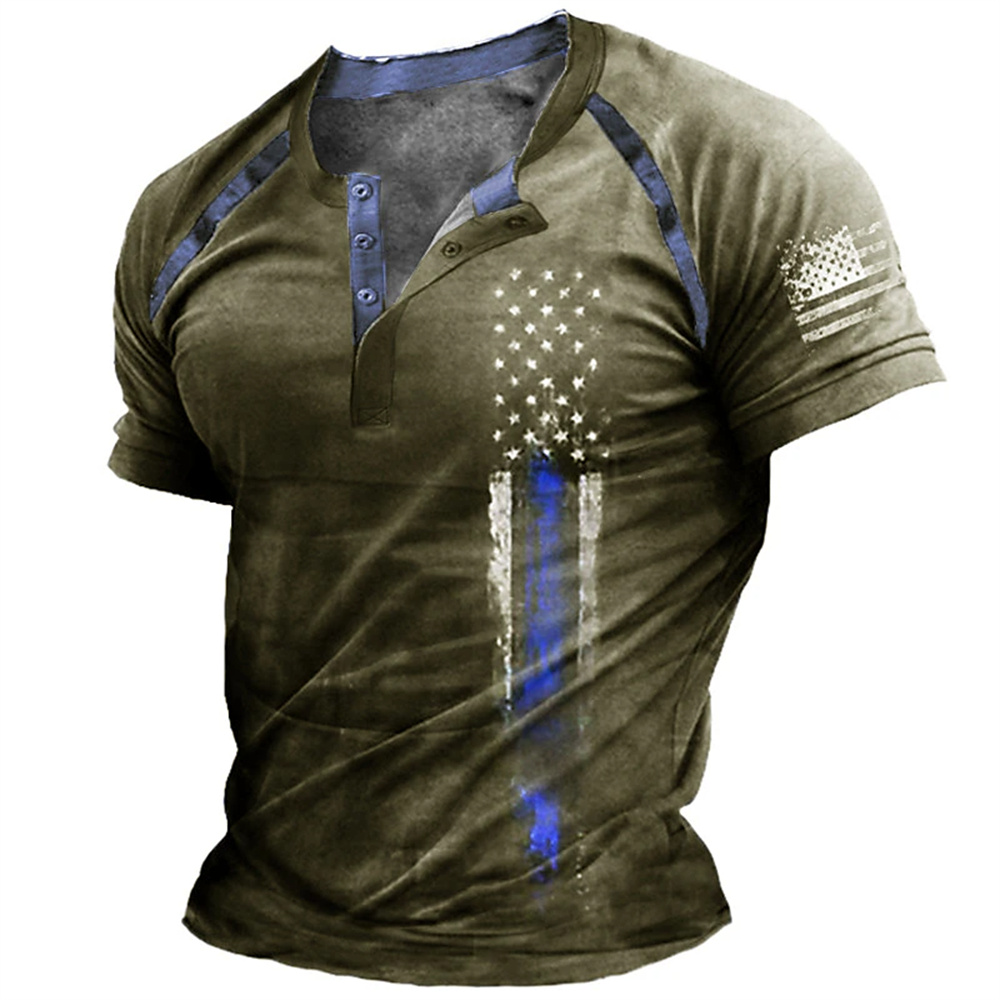 Grappige 3D Amerikaanse vlag p - Summer Clothing Men Fashion recensie en prijs