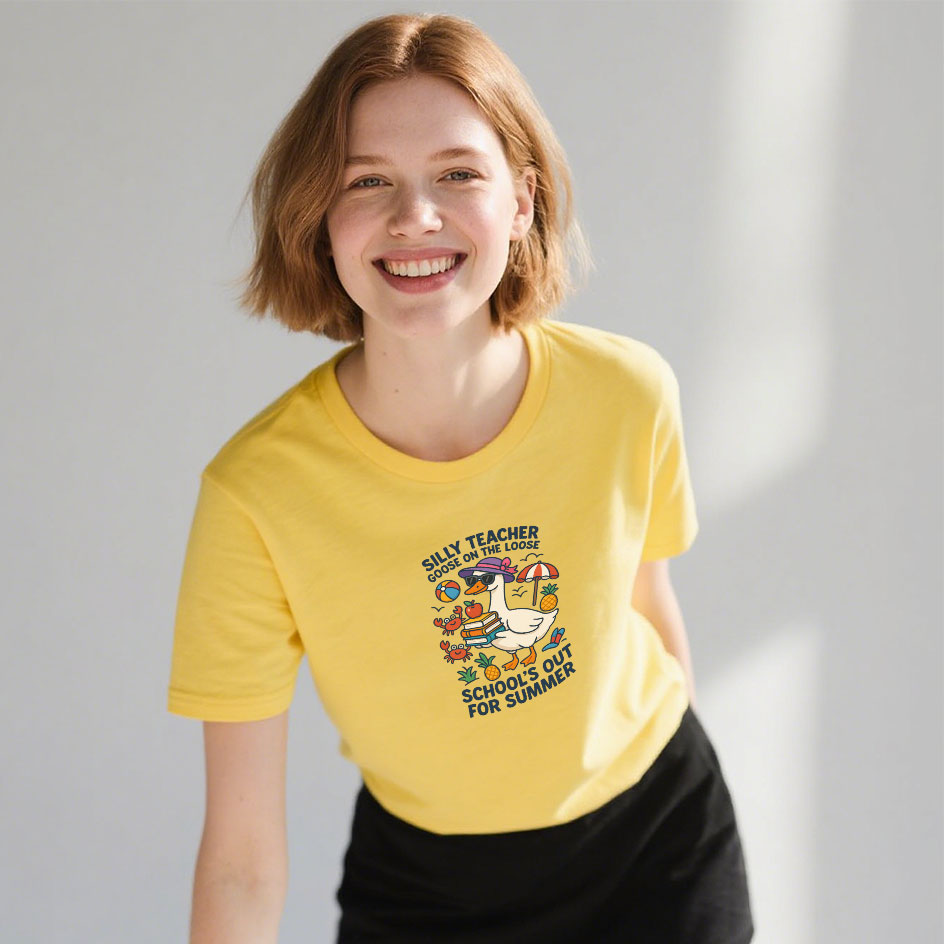 Heldere cartoon warmteoverdrac - Summer Duck Clothing recensie en prijs
