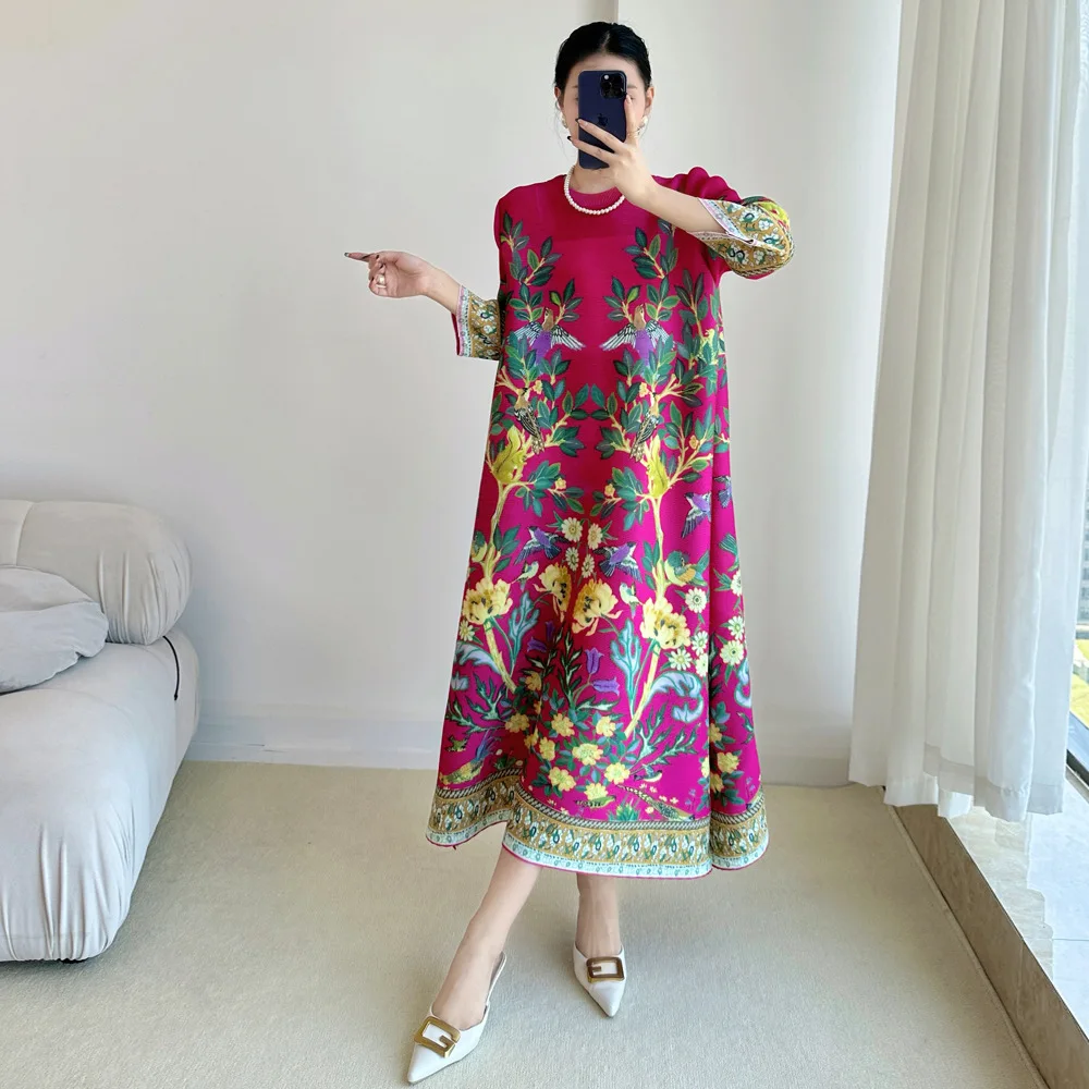 Miyake Vintage Print Jurk Zeve - Summer Clothing Essentials Women recensie en prijs