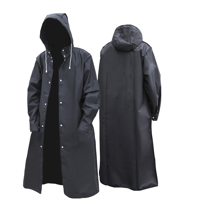 Zwarte mode volwassen waterdic - Summer Rain Clothing recensie en prijs