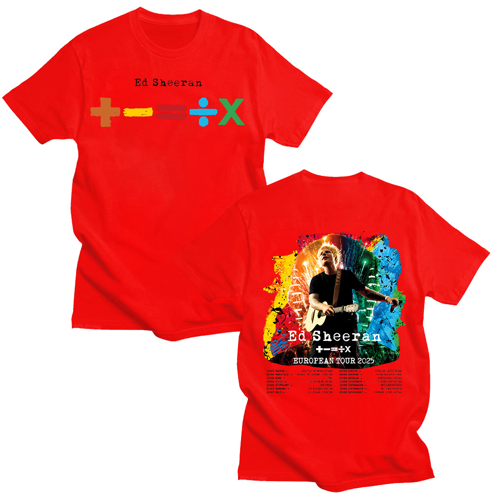 Ed Sheeran Europese Tour 2025  - Summer Clothing Gif recensie en prijs